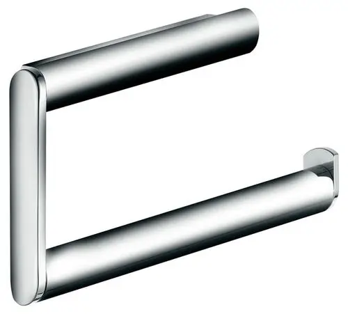 Verchromter Handtuchring von Keuco, in schlichter, gerader Form ohne sichtbare Montageelemente. Geeignet für die Wandmontage in Badezimmern.